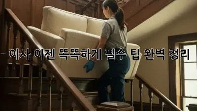 이사, 이젠 똑똑하게! 필수 팁 완벽 정리